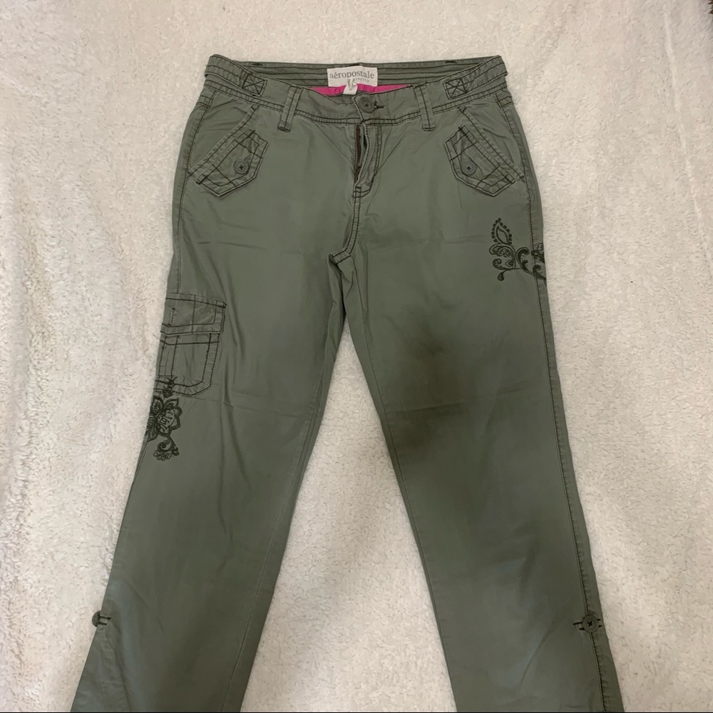 Aeropostale Army green cargo pants (7/8)